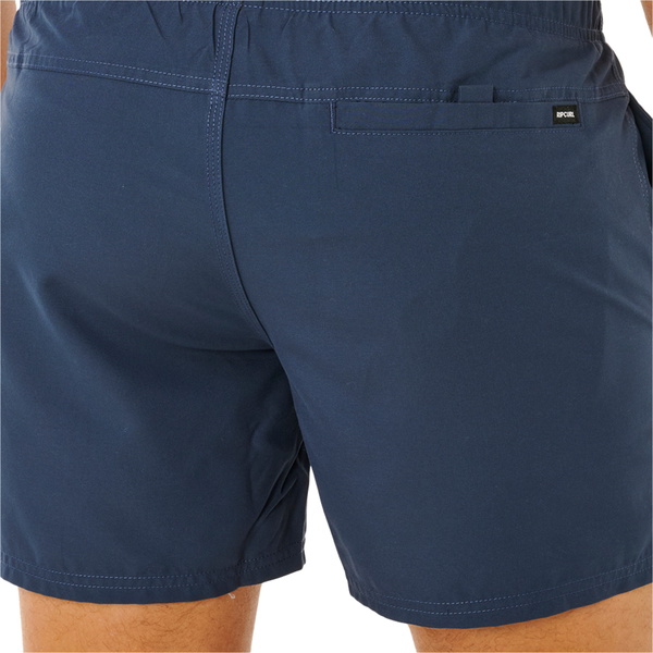 2026 Rip Curl Homem Streamline Offset Volei De Praia Boardshorts 0EQMBO - Dark Navy